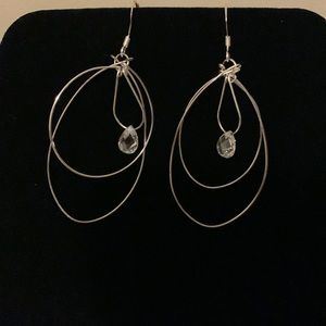Earrings with sterling silver hooks